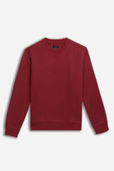 FELPA GIROCOLLO BASIC RUBINO